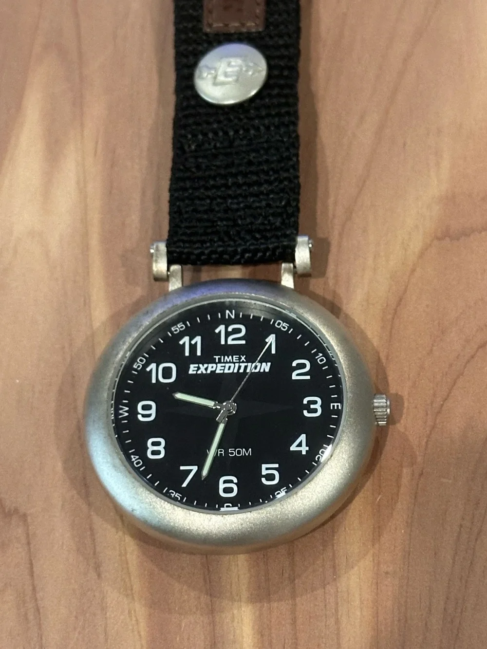NWOT - TIMEX Clip-On Pocket Watch with Keychain